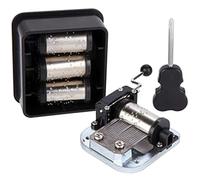 Kikkerland DIY Build Your Own Hand Crank Music Box Mechanical Movement Tool Kit, Custom Songs, Gifts for Music Lovers