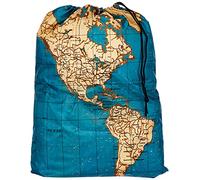 Kikkerland KKLB06MP - Petate, diseño de mapa, 41cm x 56cm capacity 20 l, Azul