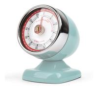 Kikkerland KT047-LB Temporizador de Cocina clásico Streamline, Azul