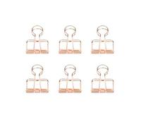 Kikkerland OR73-BK - Clips de alambre, clips de papel, negros, color cobre