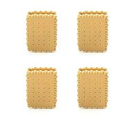 Kikkerland - té para Galletas Bolsa Clip, Marrón, Juego de 4