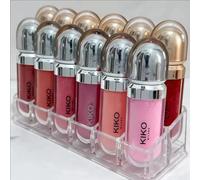 Kiko Makeup 3D Hydra Lip Gloss, Brillo Labial Hidratante, Resistente al Agua y de Larga Duración, Colorete, Maquillaje con Brillo, Lápiz Labial, Delineador de Labios en Tonos Marrón, Perlado y Malva