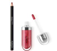 KIKO Milano 3D Hydra Lip Combo (Various Shades) - Cherry Cola