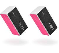 KIKO Milano 4 Steps Nail Buffer, Taco Pulidor 4 En 1 Para Dar Forma, Limar, Alisar Y Pulir Las Uñas (Paquete de 2)