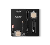 KIKO Milano All You Need Make Up Set, Kit De Maquillaje Con: Labial, Sombra De Ojos Y Lápiz De Ojos