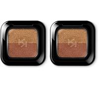 KIKO Milano Bright Duo Eyeshadow 14, Sombra De Ojos Dúo Con Una Pigmentación Rica E Intensa (Paquete de 2)