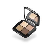 KIKO Milano Bright Quartet Palette - Tono 01 Warm Neutral Tones | Paleta | Multiacabado | Difuminable | Color Modulable