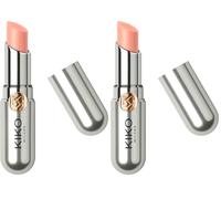 KIKO Milano Coloured Balm 02, Bálsamo Labial Hidratante Con Color Y Un Agradable Aroma Afrutado (Paquete de 2)