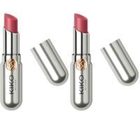 KIKO Milano Coloured Balm 06, Bálsamo Labial Hidratante Con Color Y Un Agradable Aroma Afrutado (Paquete de 2)