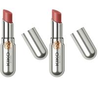 KIKO Milano Coloured Balm 08, Bálsamo Labial Hidratante Con Color Y Un Agradable Aroma Afrutado (Paquete de 2)