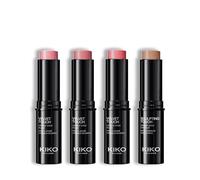KIKO Milano Creamy Contour & Blushes Set | Sculpting Touch Stick Contour 203 & Velvet Touch Stick Blush 06, 07, 08 | Creamy Texture & Radiant Finish