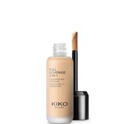 KIKO Milano Full Coverage 2-in-1 Foundation & Concealer, Base De Maquillaje Y Corrector 2 En 1, Alta Cobertura, WB15 Warm Beige