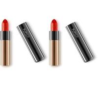 KIKO Milano Gossamer Emotion Creamy Lipstick 117, Barra de labios cremosa de color intenso (Paquete de 2)