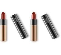 KIKO Milano Gossamer Emotion Creamy Lipstick 132 | Barra de labios cremosa de color intenso (Paquete de 2)