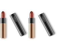 KIKO Milano Gossamer Emotion Creamy Lipstick 138, Barra de labios cremosa de color intenso (Paquete de 2)