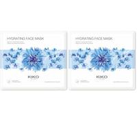 KIKO Milano Hydrating Face Mask, Moisturising Hydrogel Face Mask With Cornflower Extract, 44.3 grams (Paquete de 2)