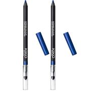 KIKO Milano Intense Colour Long Lasting Eyeliner 14, Lápiz Para La Parte Externa Del Ojo Con Una Mina Intensa Y Deslizable De Larga Duración (Paquete de 2)