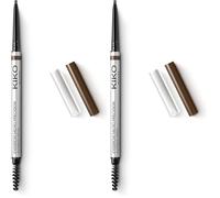 KIKO Milano Micro Precision Eyebrow Pencil 05, Lápiz De Cejas Automático Con Punta Ultraprecisa (Paquete de 2)