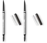 KIKO Milano Micro Precision Eyebrow Pencil 06 | Lápiz De Cejas Automático Con Punta precisa (Paquete de 2)