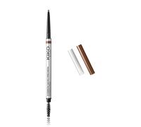 KIKO Milano Micro Precision Eyebrow Pencil - Tono 04 Auburn | Punta Microprecisión | Cepillo Peine | Resistente al Agua | Larga Duración