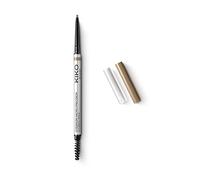 KIKO Milano Micro Precision Eyebrow Pencil - Tono 01 Light Blondes | Punta Microprecisión | Cepillo Peine | Resistente al Agua | Larga Duración