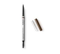 KIKO Milano Micro Precision Eyebrow Pencil - Tono 05 Deep Brunettes | Punta Microprecisión | Cepillo Peine | Resistente al Agua | Larga Duración