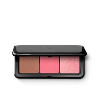 KIKO Milano Multi Finish Trio Blush & Bronzer Palette - Tono 03 Pink | Paleta Trío | Colorete y Bronceador | Mate y Metálico | Difuminable