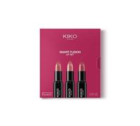 KIKO Milano Smart Fusion Lip Set 03, Kit De Labios Con 3 Labiales De Acabado Luminoso