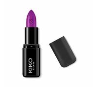KIKO Milano Smart Fusion Lipstick - Tono 425 Deep Violet | Rico y Nutritivo | Acabado Luminoso | Aceite de Argán | Cobertura Media-Alta