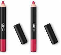 KIKO Milano Smart Fusion Matte Lip Crayon 04 | Lápiz De Labios Para Llevar (Paquete de 2)
