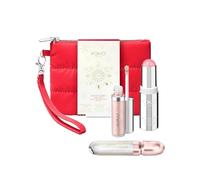 KIKO Milano Snow-Kissed Holiday Festive Besties Make Up Gift Set, Kit De Regalo De Maquillaje: Stick Para Labios Y Mejillas, Sombra De Ojos Líquida Y Aceite Labial