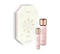 KIKO Milano Snow-Kissed Holiday My Everyday Skincare Essentials Gift Set, Kit De Regalo De Cuidado De La Piel: Crema Facial Hidratante Efecto Brillo Y Sérum Para El Contorno De Los Ojos