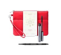 KIKO Milano Snow-Kissed Holiday Skiglam Black Duo Eyes Gift Set, Kit De Regalo Para Ojos: Máscara De Pestañas Efecto Volumen Y Longitud Y Lápiz Delineador De Ojos