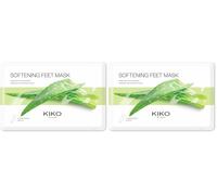 KIKO Milano Softening Feet Mask | Mascarillas Para Pies De Tejido Con Extracto De Aloe (Paquete de 2)
