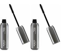 KIKO Milano Standout Volume Buildable Mascara | Máscara De Pestañas Con Efecto Volumen Modulable, De Natural A Intenso (Paquete de 2)