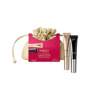 KIKO Milano Twist 'N Twinkle Holiday Cheeky Gleam Face Gift Set, Set de regalo para el rostro: iluminador facial líquido y colorete líquido