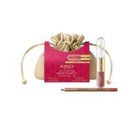 KIKO Milano Twist 'N Twinkle Holiday Meant To Match Lip Gift Set 01, Set De Regalo De Maquillaje Para Labios: Unlimited Double Touch Y Lápiz De Labios
