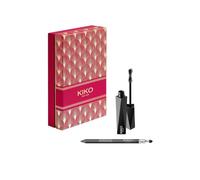 KIKO Milano Twist 'N Twinkle Holiday Midnight Glaze Eyes Gift Set, Set De Regalo Para Ojos: Máscara De Pestañas Efecto Volumen Y Panorámico Y Lápiz Delineador De Ojos