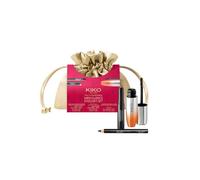 KIKO Milano Twist 'N Twinkle Holiday Mini Glance Eyes Gift Set, Set De Regalo Para Los Ojos: Minimáscara De Pestañas Efecto Volumen Máximo, Minisombra De Ojos En Stick Y Minilápiz Kajal