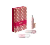 KIKO Milano Twist 'N Twinkle Holiday My Pocket Allies Skincare Gift Set, Set De Regalo Para El Cuidado De La Piel: Minicrema Facial, Minicrema Labial Perfeccionadora Y Miniaceite Labial