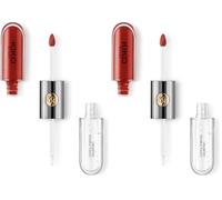 KIKO Milano Unlimited Double Touch 107 | Barra de labios líquida en 2 pasos, acabado luminoso. Hasta 12 horas de duración. Base de color no-transfer (Paquete de 2)