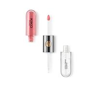 KIKO Milano Unlimited Double Touch 112 | Barra de labios líquida en 2 pasos, acabado luminoso. Hasta 12 horas de duración. Base de color no-transfer