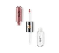 KIKO Milano Unlimited Double Touch 120 | Barra de labios líquida en 2 pasos, acabado luminoso. Hasta 12 horas de duración. Base de color no-transfer
