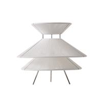 Kiku Lámpara de Mesa Ø35,5 cm Blanco