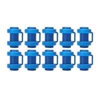 Kikumi 10 Uds. Cubierta para Extremo de Poste de Trampolín ABS, Sombrero de Poste, Red de Seguridad