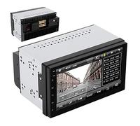 Kikumi 7in 2 DIN Car MP5 Player Double DIN Car Stereo Pantalla Táctil de 7.0 Pulgadas Bluetooth WiFi Mirror Link 9.0 para iOS con Reproducción de Video 4K FM USB S