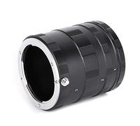 Kikumi Adaptador Adaptador 7 × 7 × Profesional Metal Negro Fotografía Macro de Extensión Tubo Lente de Primer Plano para Cámara sin Espejo con Montura E
