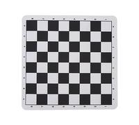 Kikumi Alfombrilla de Ratón de Ajedrez Internacional, Tablero de Ajedrez de Cuero de PU Lavable Portátil Duradero para Computadora