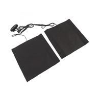 Kikumi Almohadillas Térmicas USB, 3 Niveles de Calor Temperatura Ajustable 45 ℃ a 65 ℃, Diseño Versátil 1 a 2 para Asiento y Respaldo, con Interruptores Separados, para Chaleco