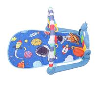 Kikumi Baby Gym Play Mat Rattles Coloridos Aprendiendo Juguetes Plegables Play Piano Musical Tummy Time Mat Toys para Recién Nacidos de 0 a 36 Meses